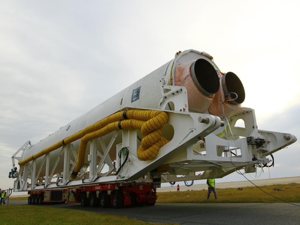 New Private Rocket Arrives at Virginia Launch Pad for Tests